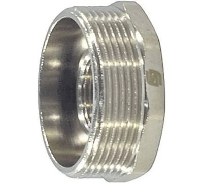 Футорка SantechSystems 3/4"x1/2" ВР-НР мм латунь никель