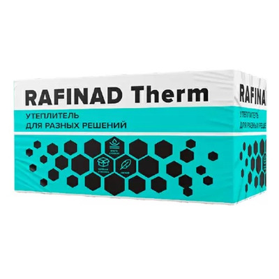 Экструдированный пенополистирольная Технониколь RAFINAD THERM 1200*600*50мм 4,32м2 6 плит 0,216м3
