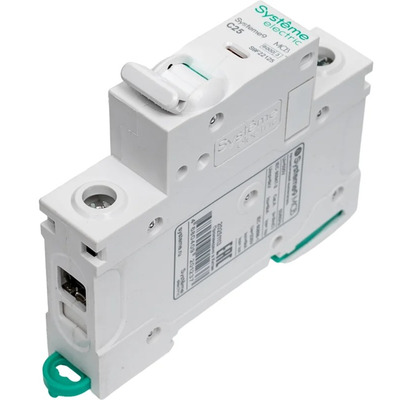 Автоматический выключатель "АВ" Systeme Electric Systeme9 S9FN C, 25 A, 1 P, 6 kA, 230В S9F22125
