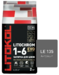Затирка цементная для швов LITOKOL LITOCHROM 1-6 EVO LE 135 (антрацит 2 кг)