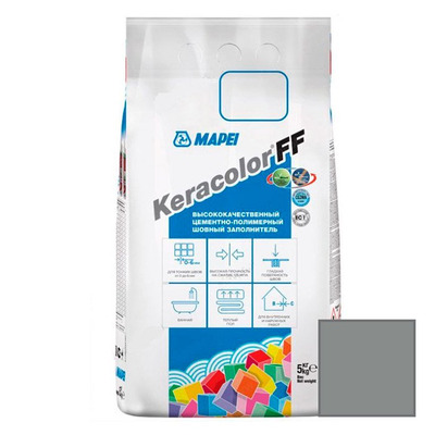 Затирка MAPEI KERACOLOR FF № 112/5кг (Серый)