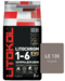 Затирка цементная для швов LITOKOL LITOCHROM 1-6 EVO LE 130 (серый 2 кг)