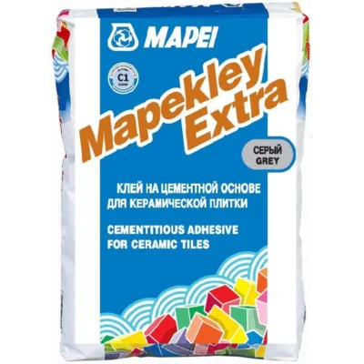 Клей для плитки Мапей Mapekley Extra 25 кг