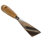 Шпатель 30 мм, нержавеющая сталь, деревянная ручка