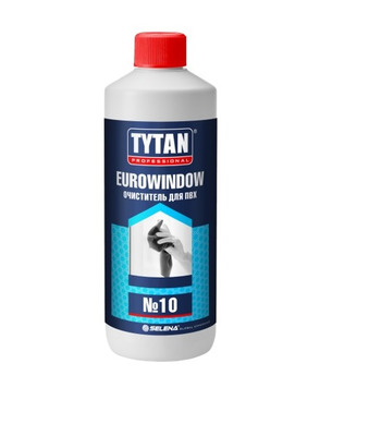Очиститель для ПВХ EUROWINDOW №10, TYTAN Professional, 950 мл