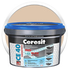 Затирка эластичная для швов Ceresit СЕ 40 Aquastatic латте 2 кг