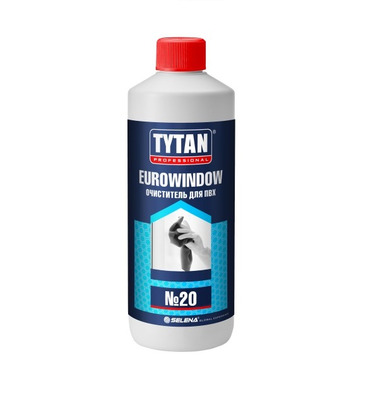 Очиститель для ПВХ EUROWINDOW №20, TYTAN Professional, 950 мл