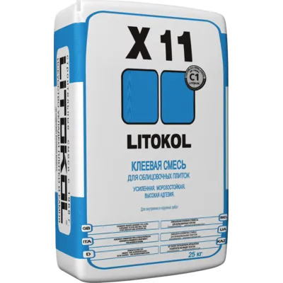 Litokol X-11 клей плиточный Литокол 25 кг (серый)
