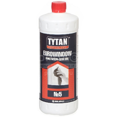 Очиститель для ПВХ EUROWINDOW №5, TYTAN Professional, 950 мл