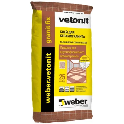 Клей для керамогранита WEBER VETONIT GRANIT FIX (25кг)