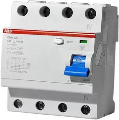 Выключатель диф. тока 4мод FN204 AC-40/0.03 ABB