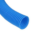 Труба STOUT гофрированная ПНД, цвет синий, D 25 мм для труб диаметром 16-22 мм \ бухта \ 50м \