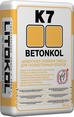 LITOKOL BETONKOL K7 / ЛИТОКОЛ БЕТОНКОЛ К7 Клеевая смесь (25 кг)