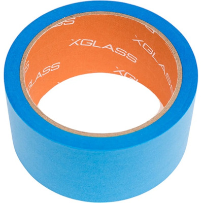Лента малярная Washi синяя X-Glass 48 мм х 25 м для точных линий Washi синяя Xglass 25мм х 25м