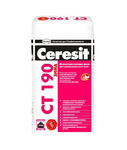 Ceresit CT 190 клей для утеплителя из минваты и устройства армирующего слоя, 25кг (зимняя версия)