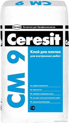 Клей плиточный Церезит (Ceresit) СМ-9 25 кг.