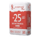 FORMAN 25 Шпаклёвка гипсо-полимерная финишная белая премиальная 20 кг.