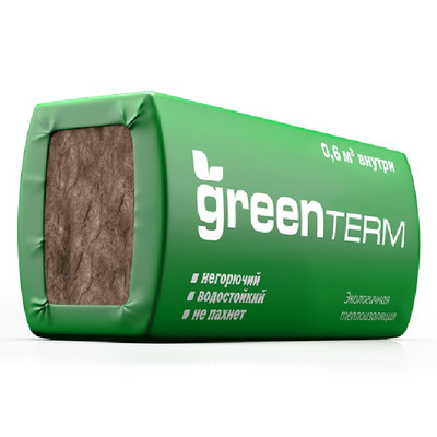 GreenTerm TS 037 Aquastatik 0,6м3 (плита 1230х610х50мм 16 шт) 12м2 Гринтерм