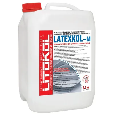 LATEXKOL - м канистра 8,5 кг, цвет белый