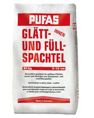 Шпаклёвка для выравнивания и заполнения PUFAS Glätt+Fül 20 кг.