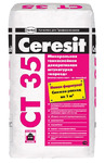 Минеральная декоративная штукатурка «короед» Ceresit CT 35. 2,5 («Зима» — 2,5 мм)