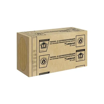 Утеплитель Vetonit Штукатурный фасад 50х600х1200 мм 5,76м2 8шт 0,288м3 95кг/м3